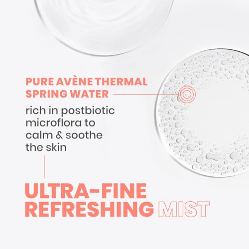 Avène Thermal Spring Water, Soothing Calming Facial Mist Spray for Sensitive Skin, 1.6 Oz